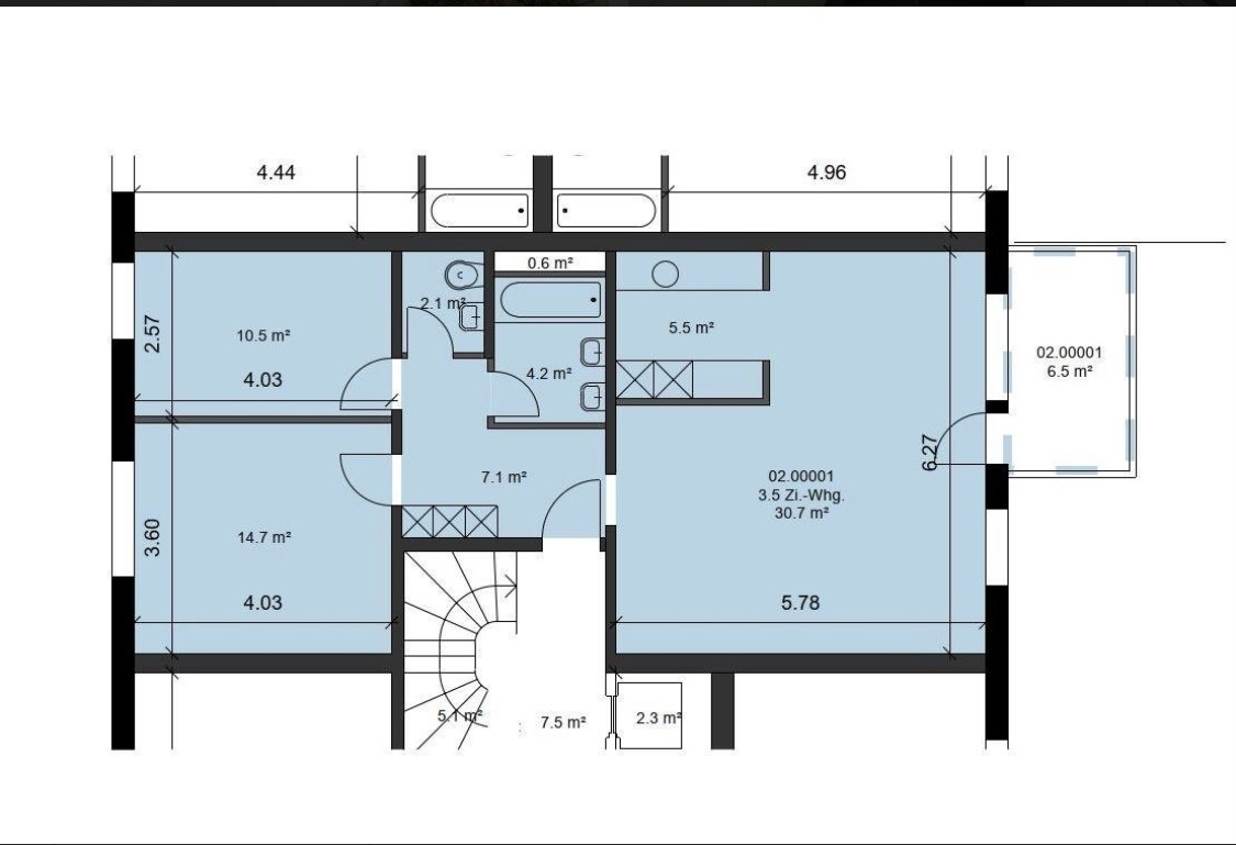 3 ½ rooms apartment