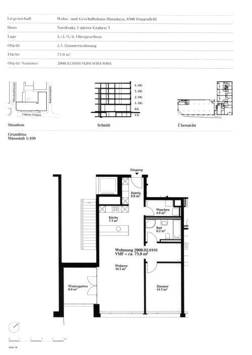 2 ½ rooms apartment