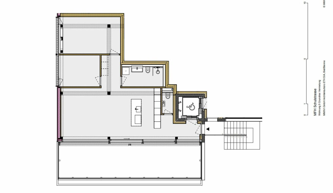 Appartement en attique de 3 ½ pièces