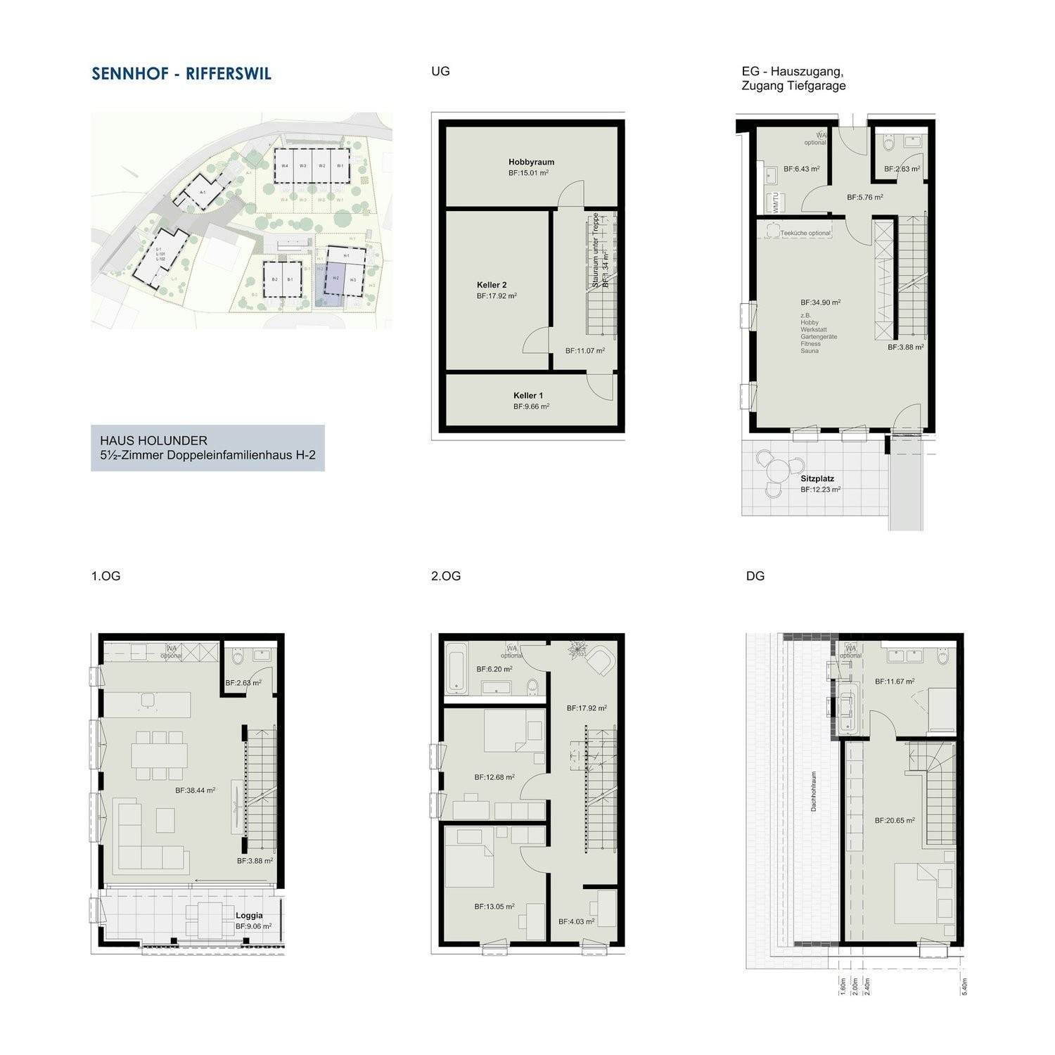 5 ½ rooms duplex house
