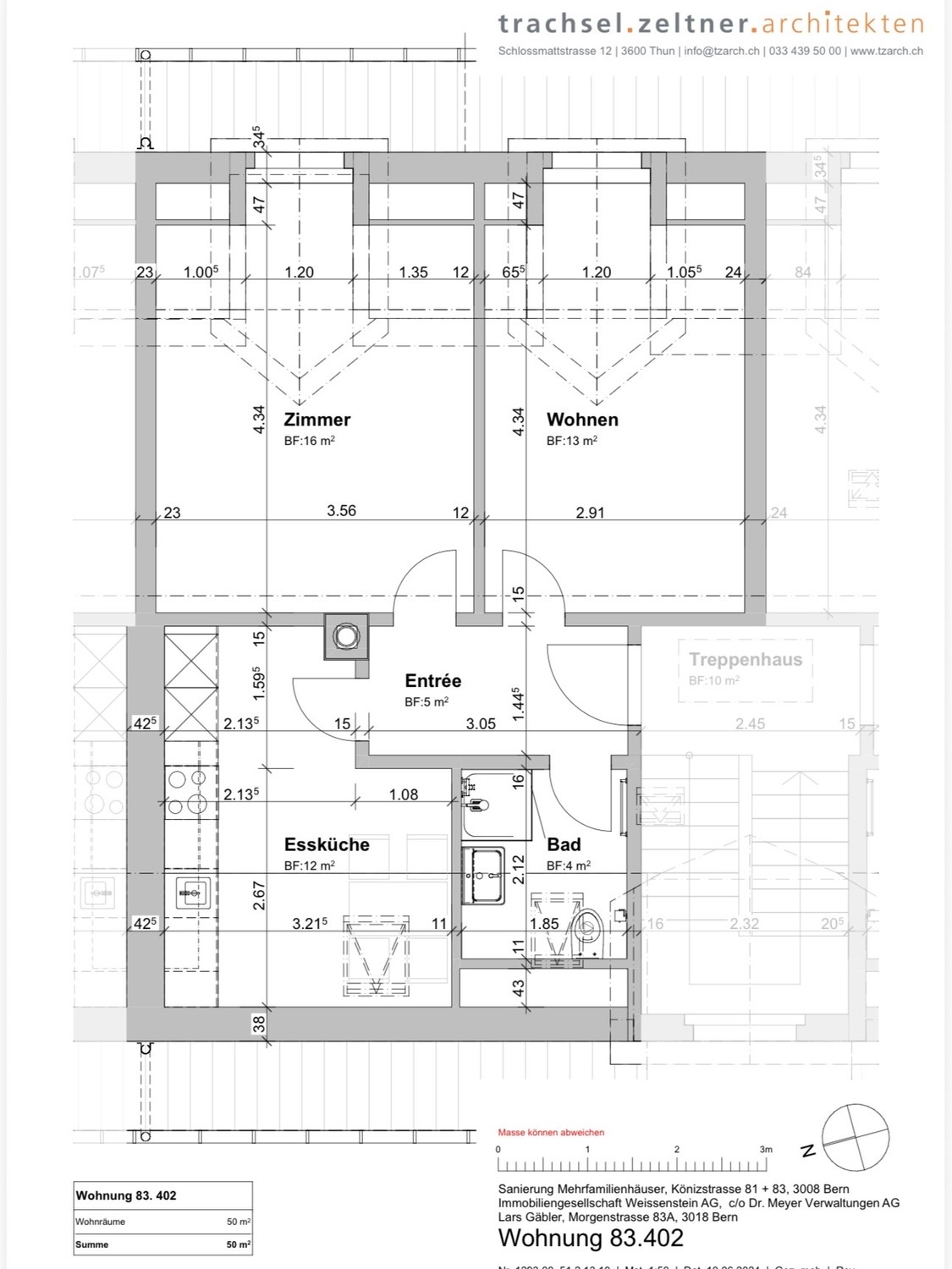2 ½ rooms apartment