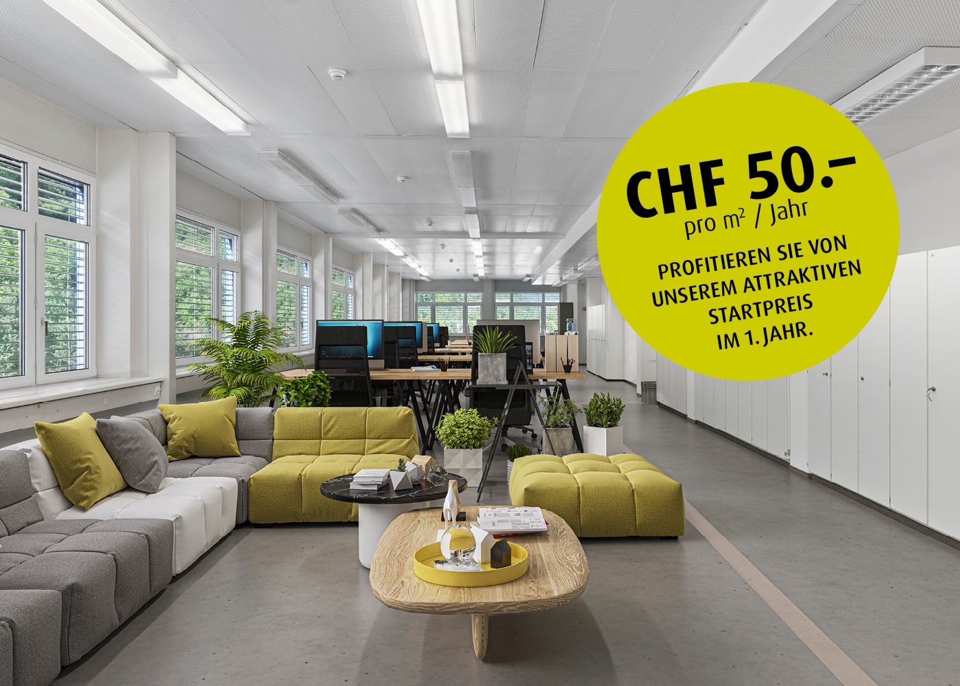 ufficio di 120m²