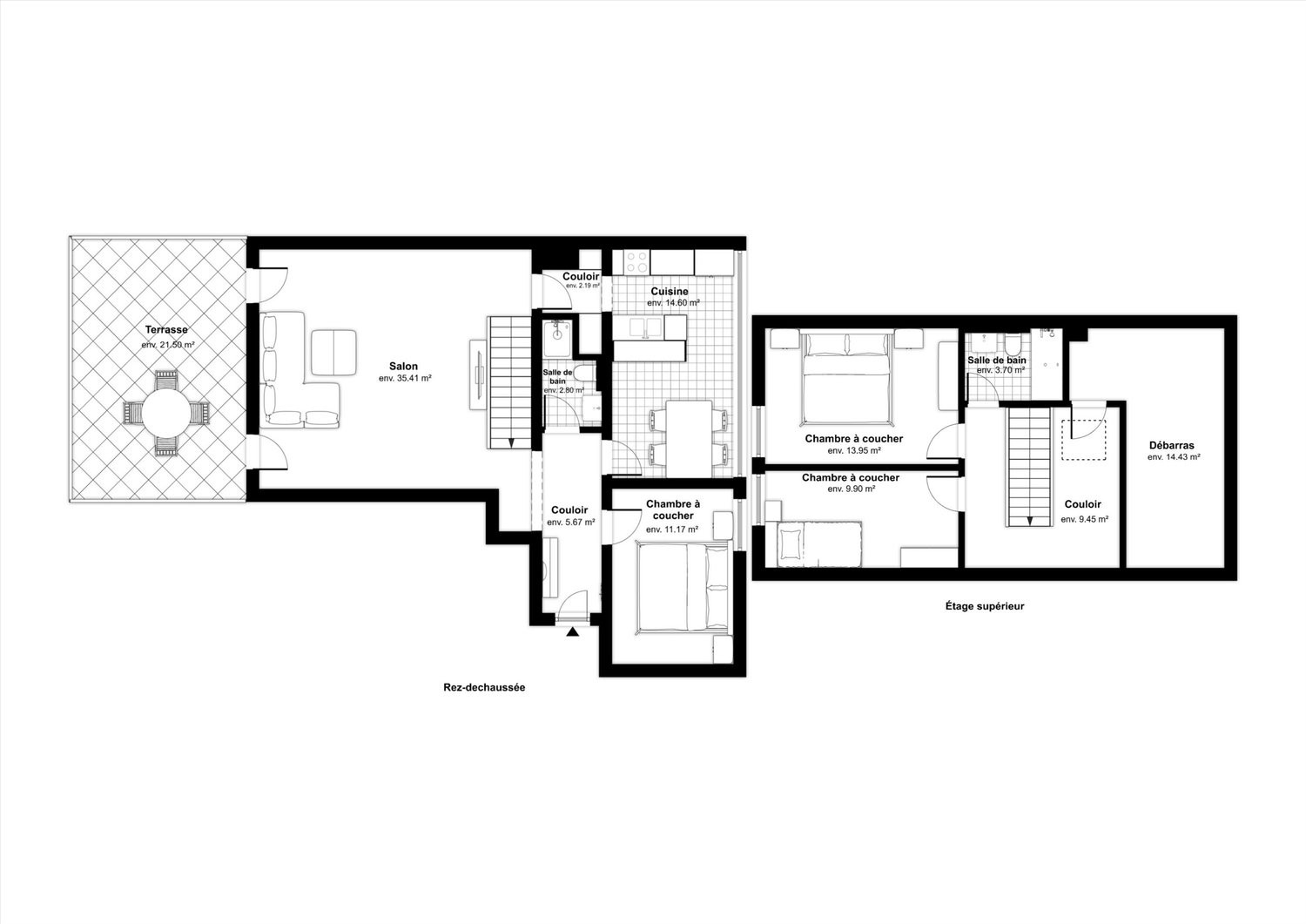 4 ½ rooms duplex