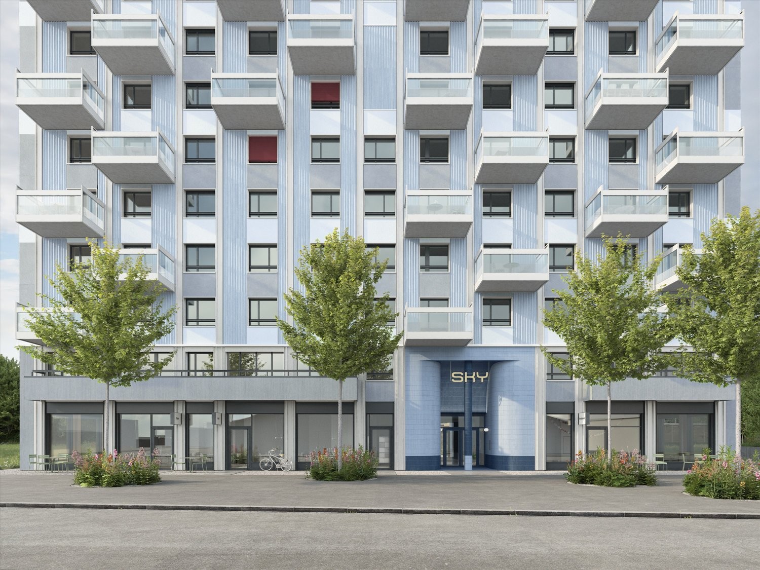 85m² commercial