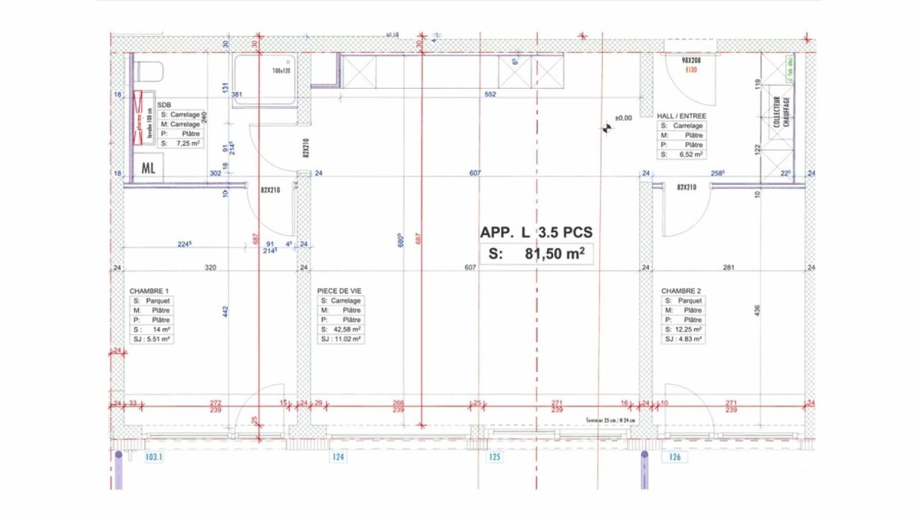 3 ½ rooms apartment