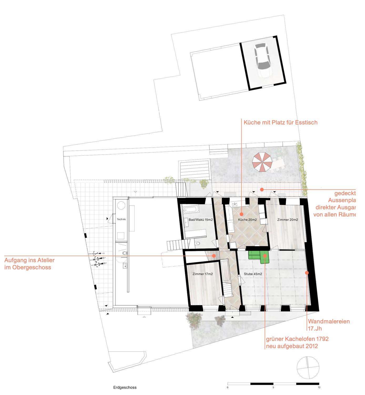 5 rooms single house