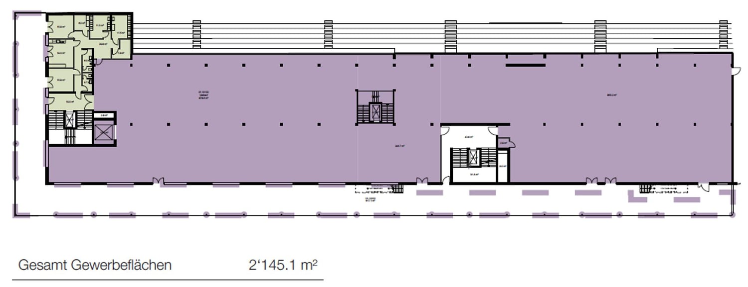 5737m² commercial