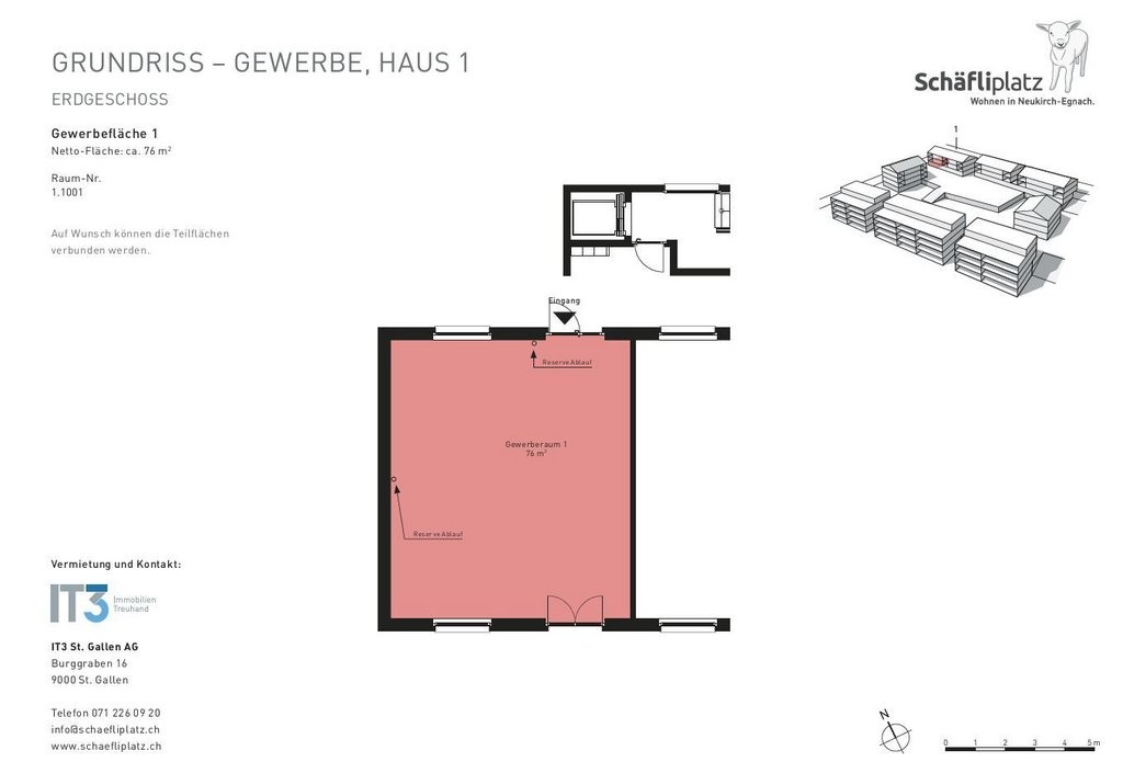 76m² shop