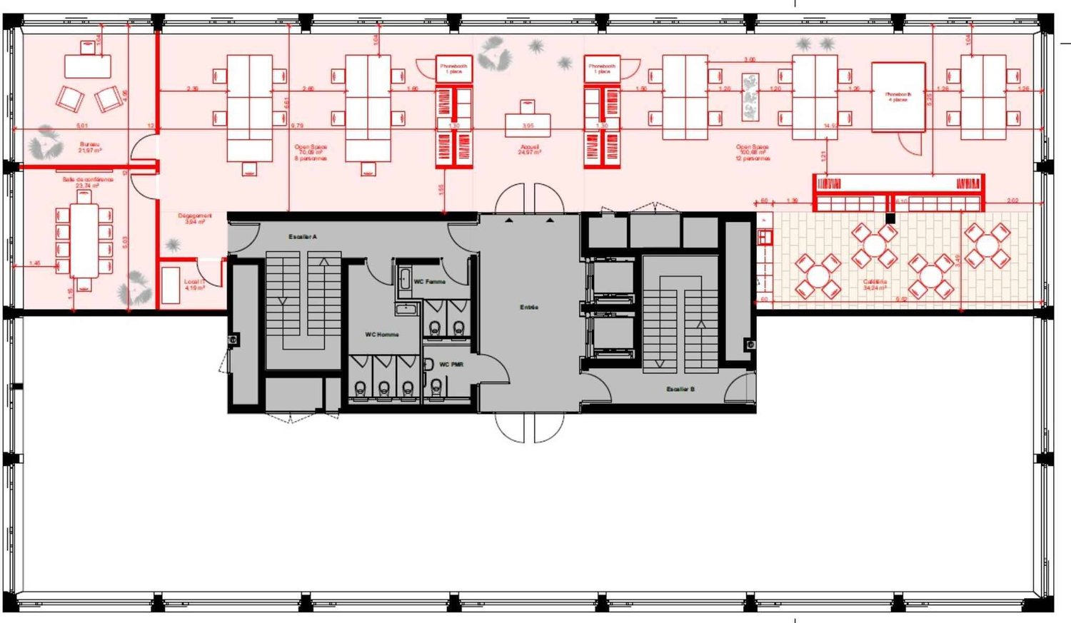 302m² Büro