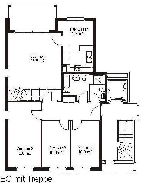 4 ½ rooms apartment