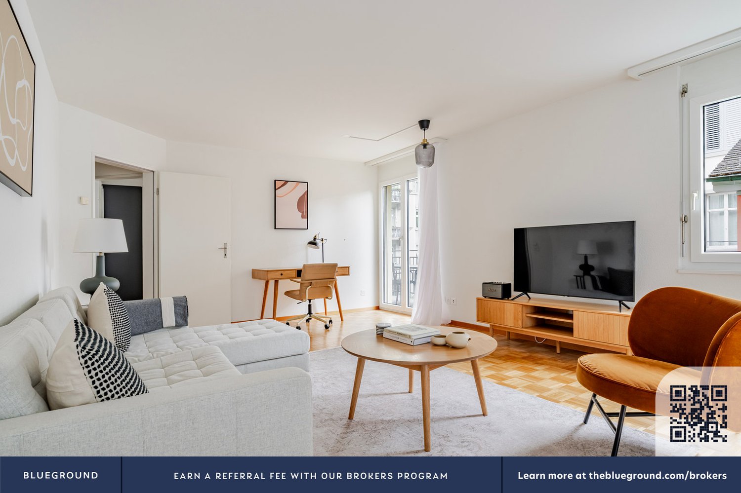 3 pièces appartement meublé