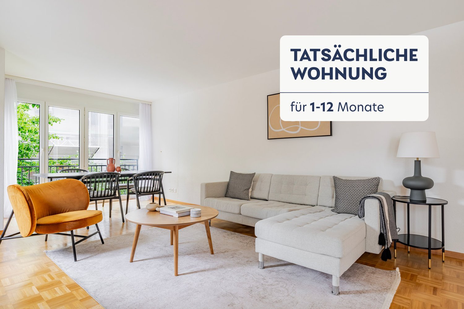 3 pièces appartement meublé