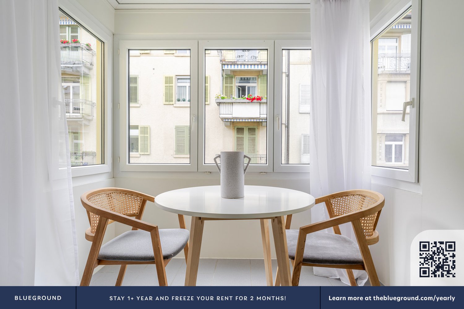 3 pièces appartement meublé