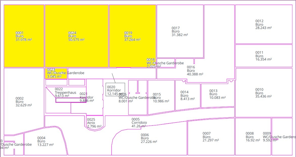 120m² office