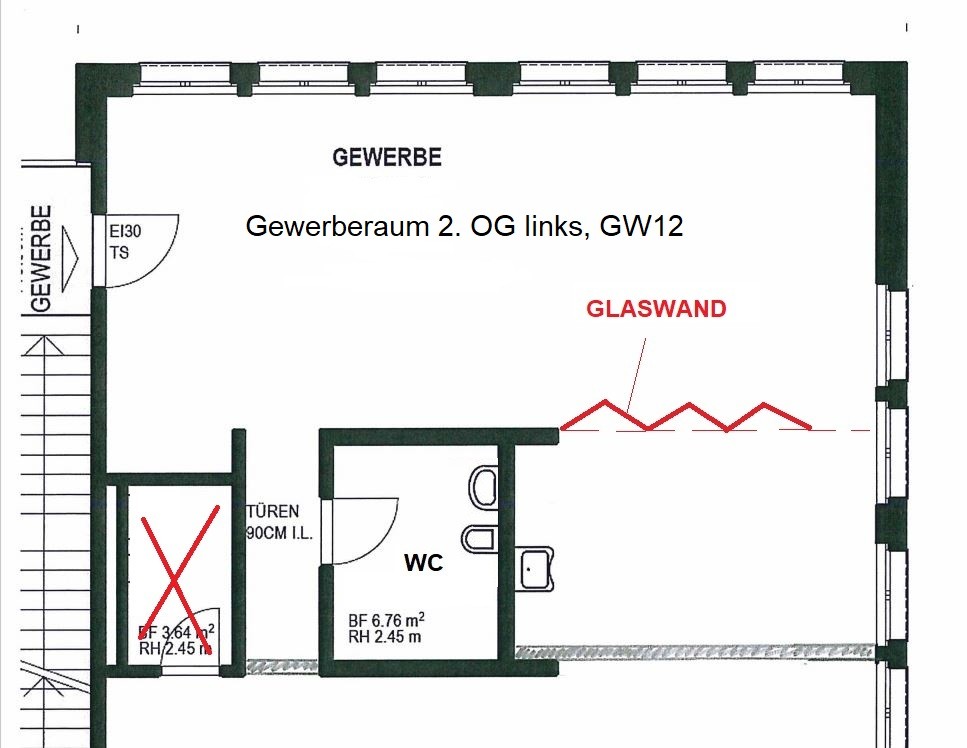 75m² commercial