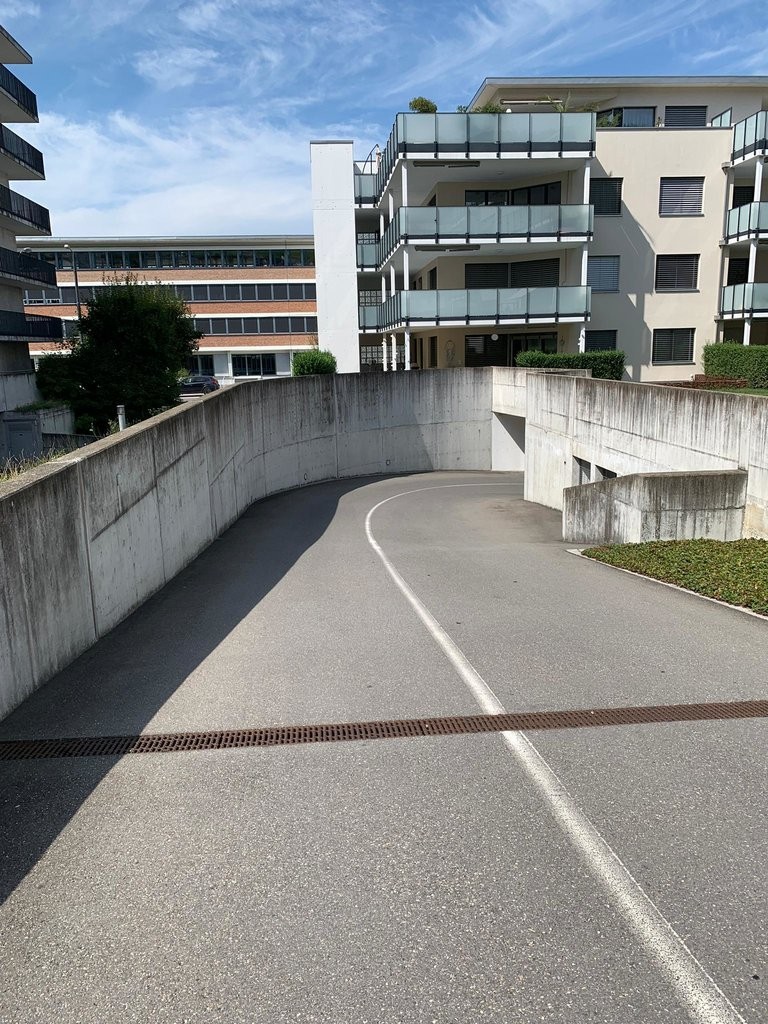 Covered bike parking