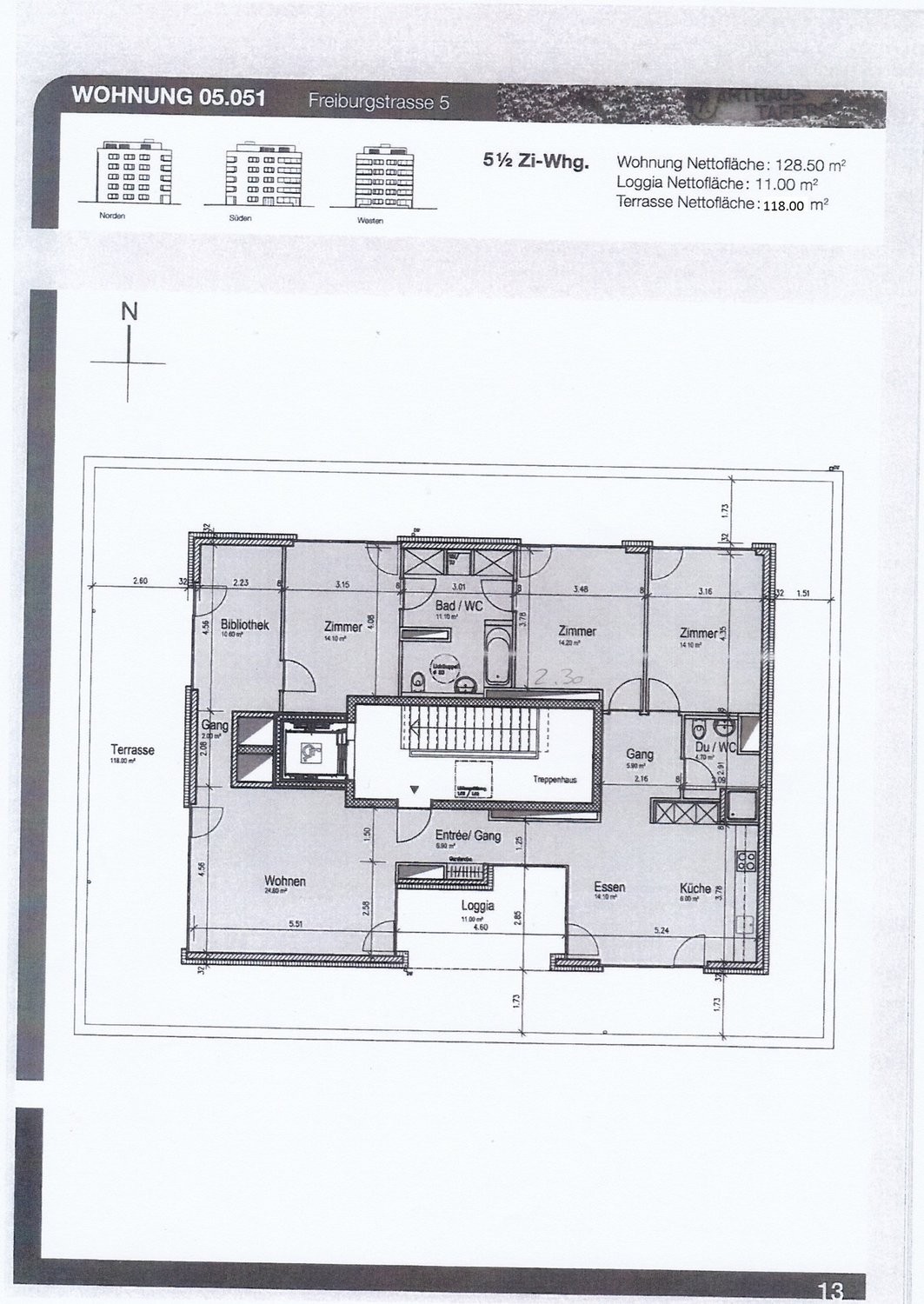 Appartamento attico di 5 ½ locali