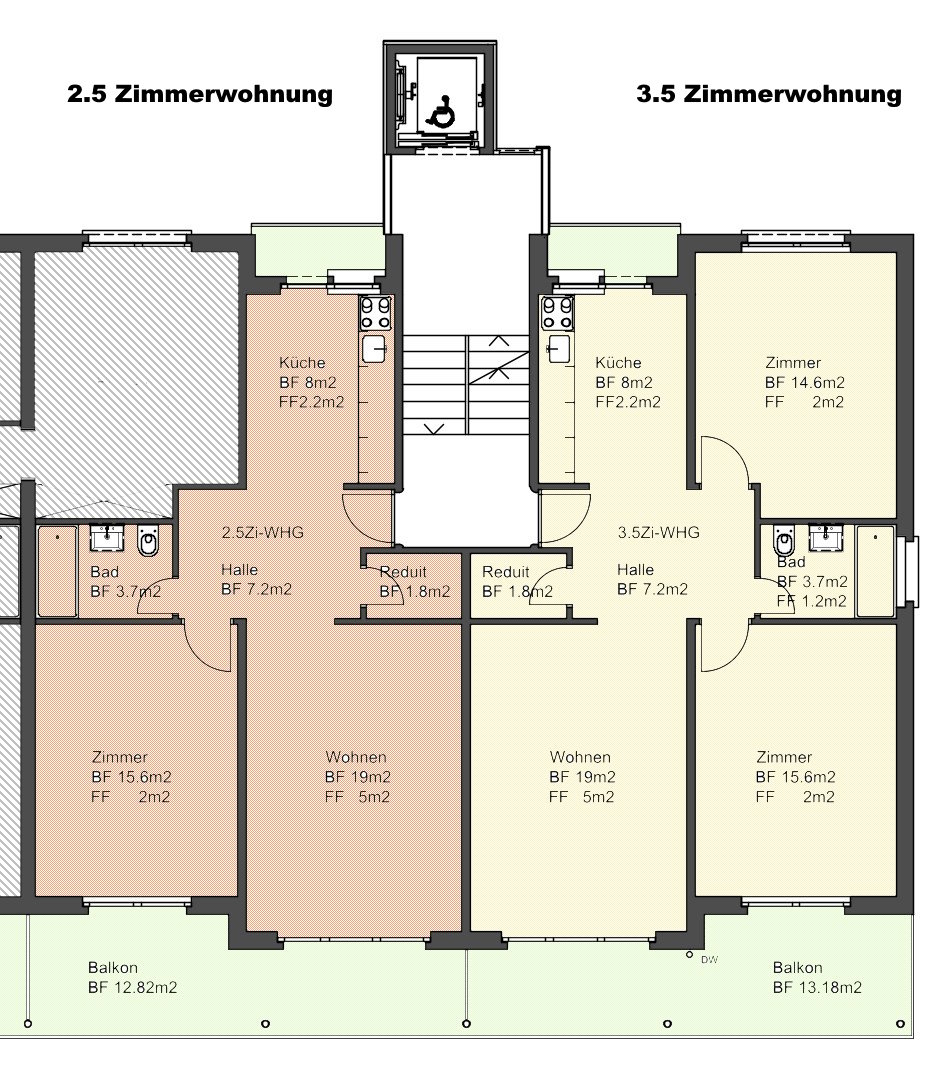 3 ½ rooms apartment