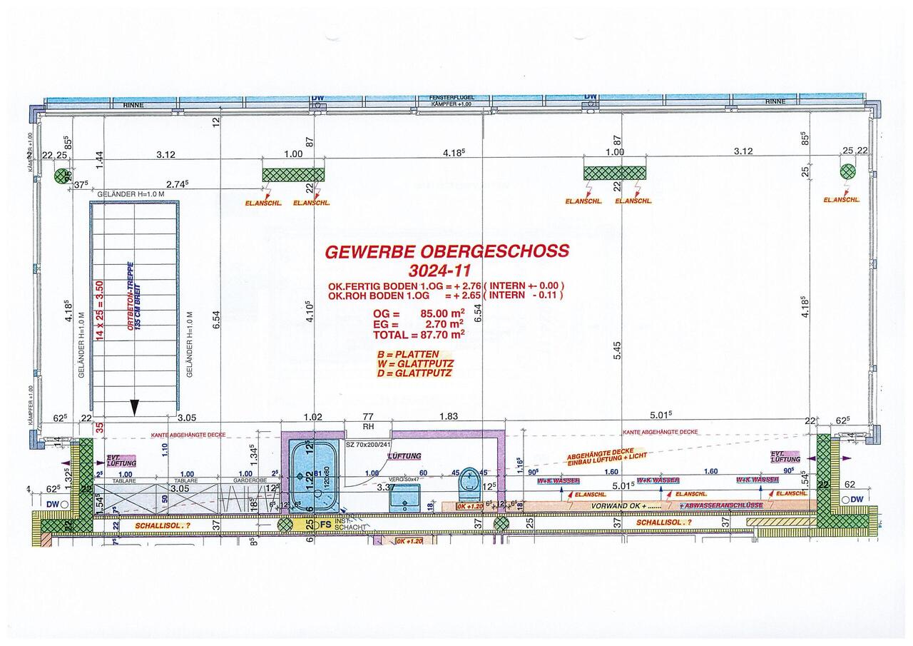 85m² commercial
