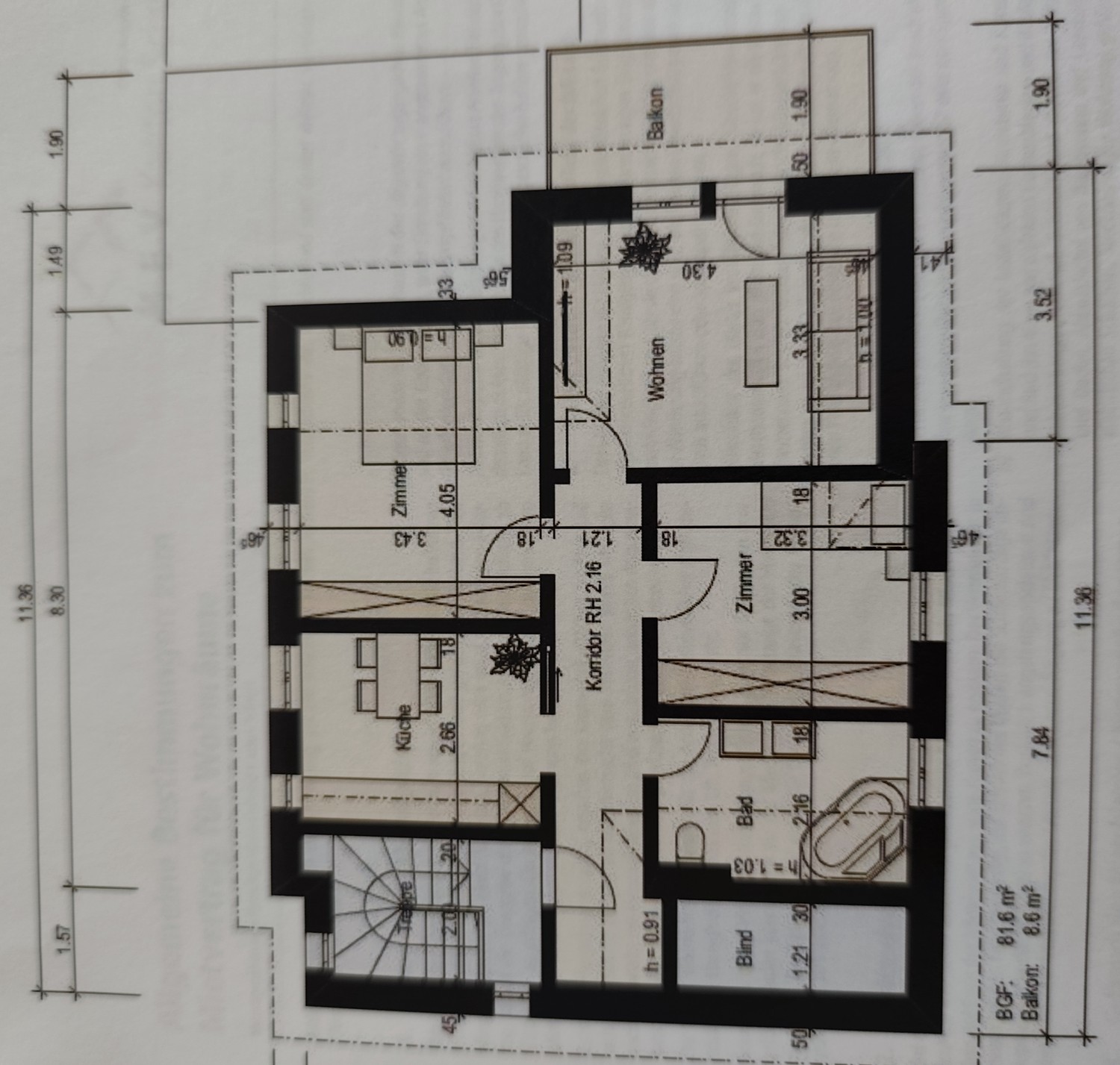 Appartement de 3 ½ pièces