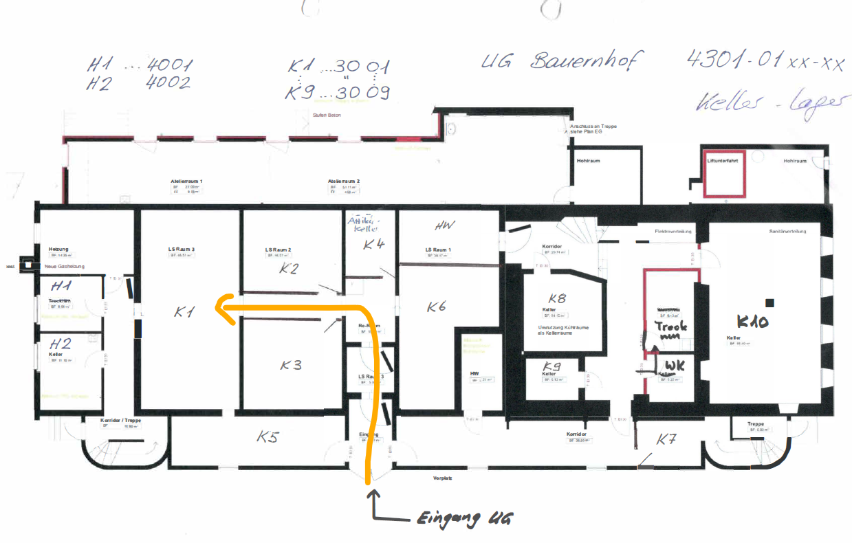 45m² commercial