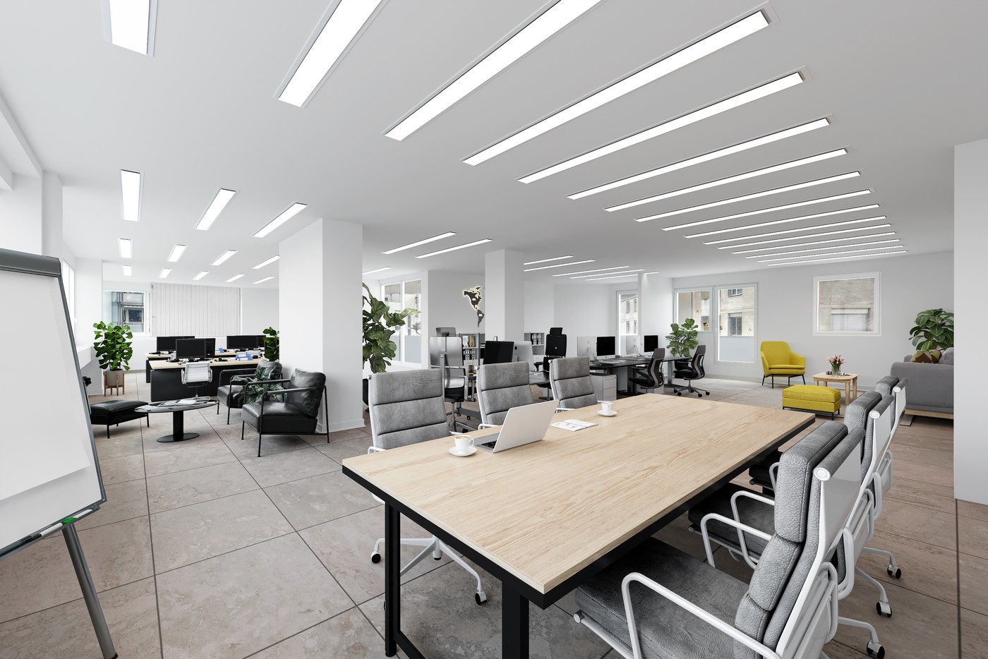 135m² office