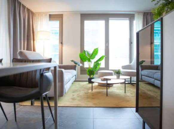 3 ½ rooms furnished flat