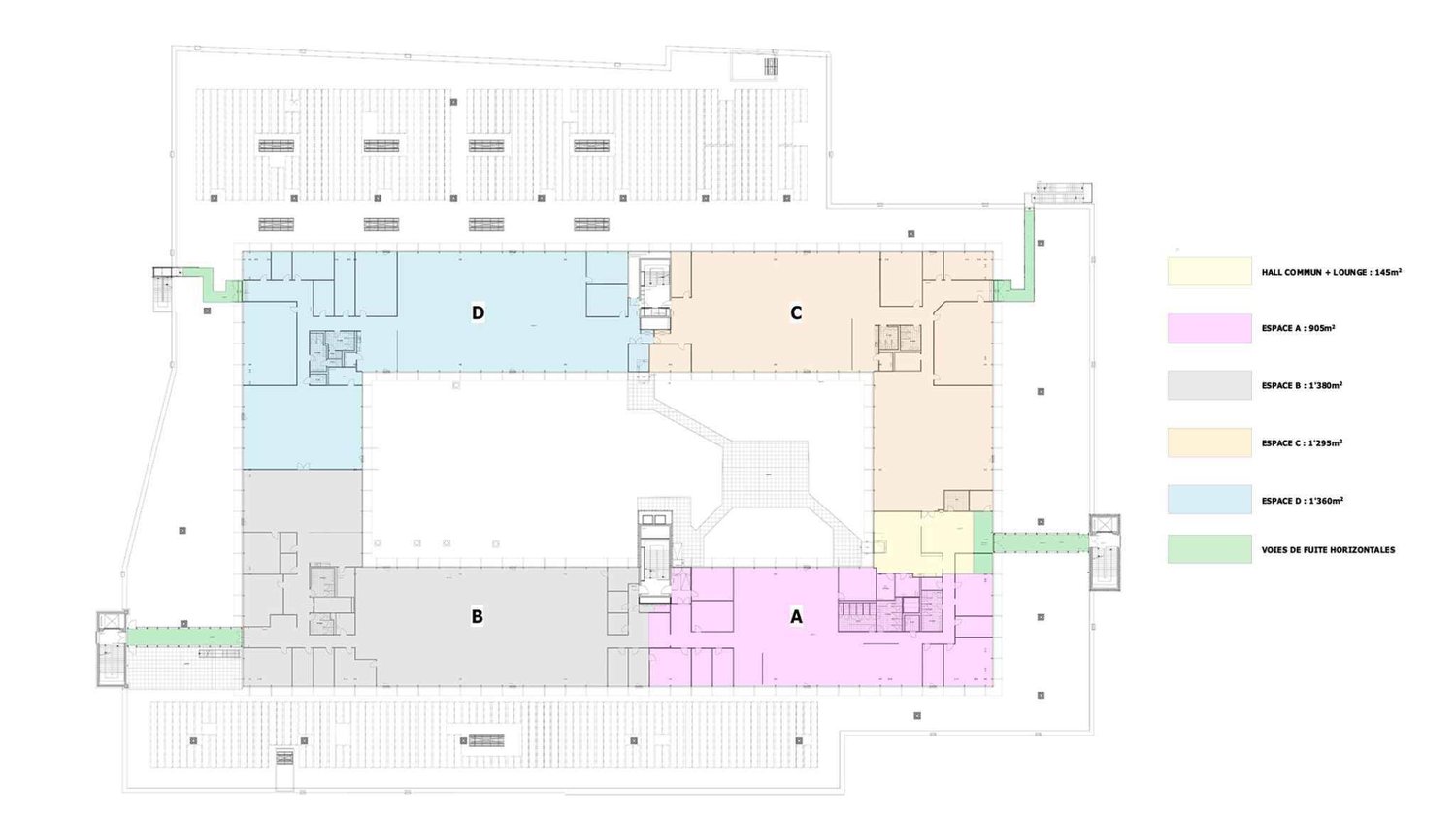 903m² office