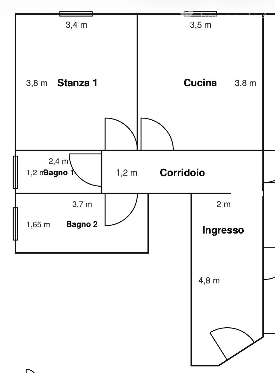 1 room apartment
