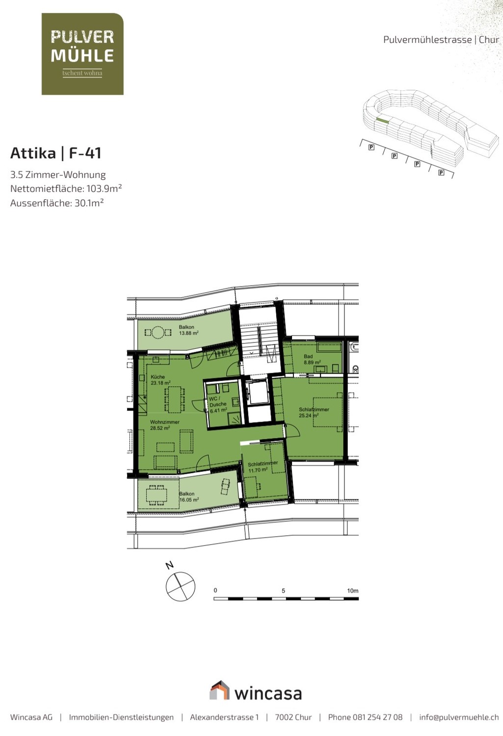 Appartamento di 3 ½ locali
