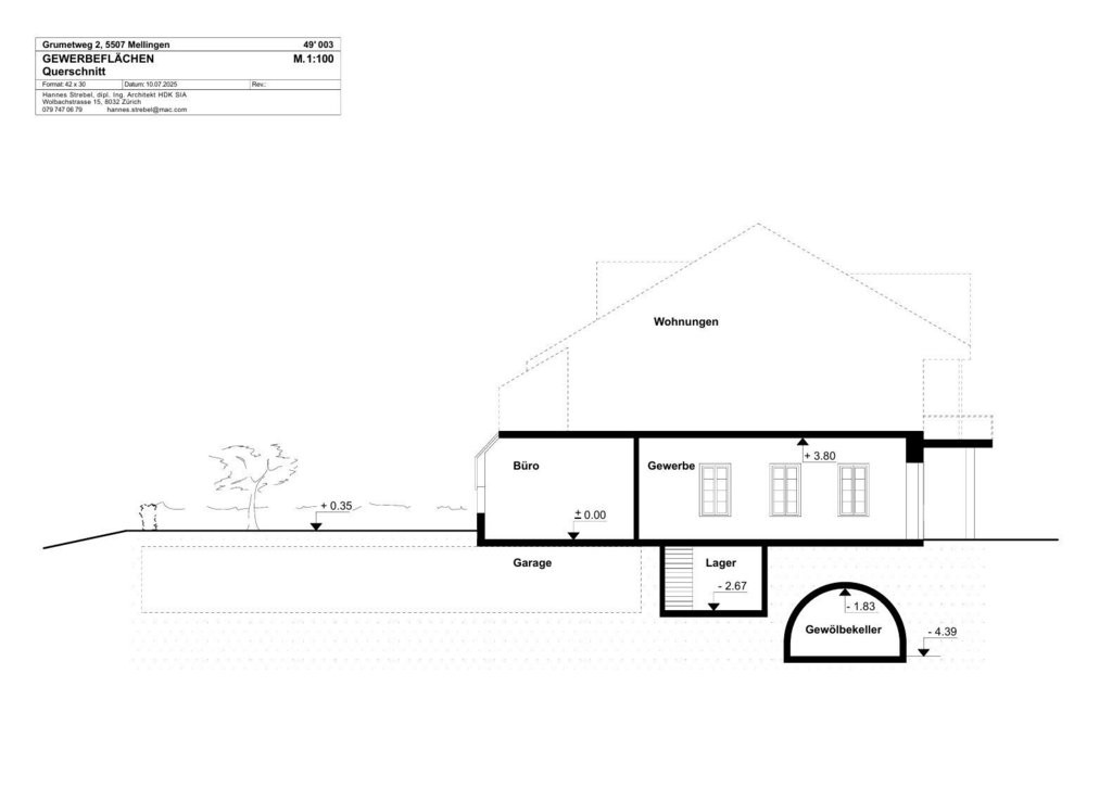 423m² office
