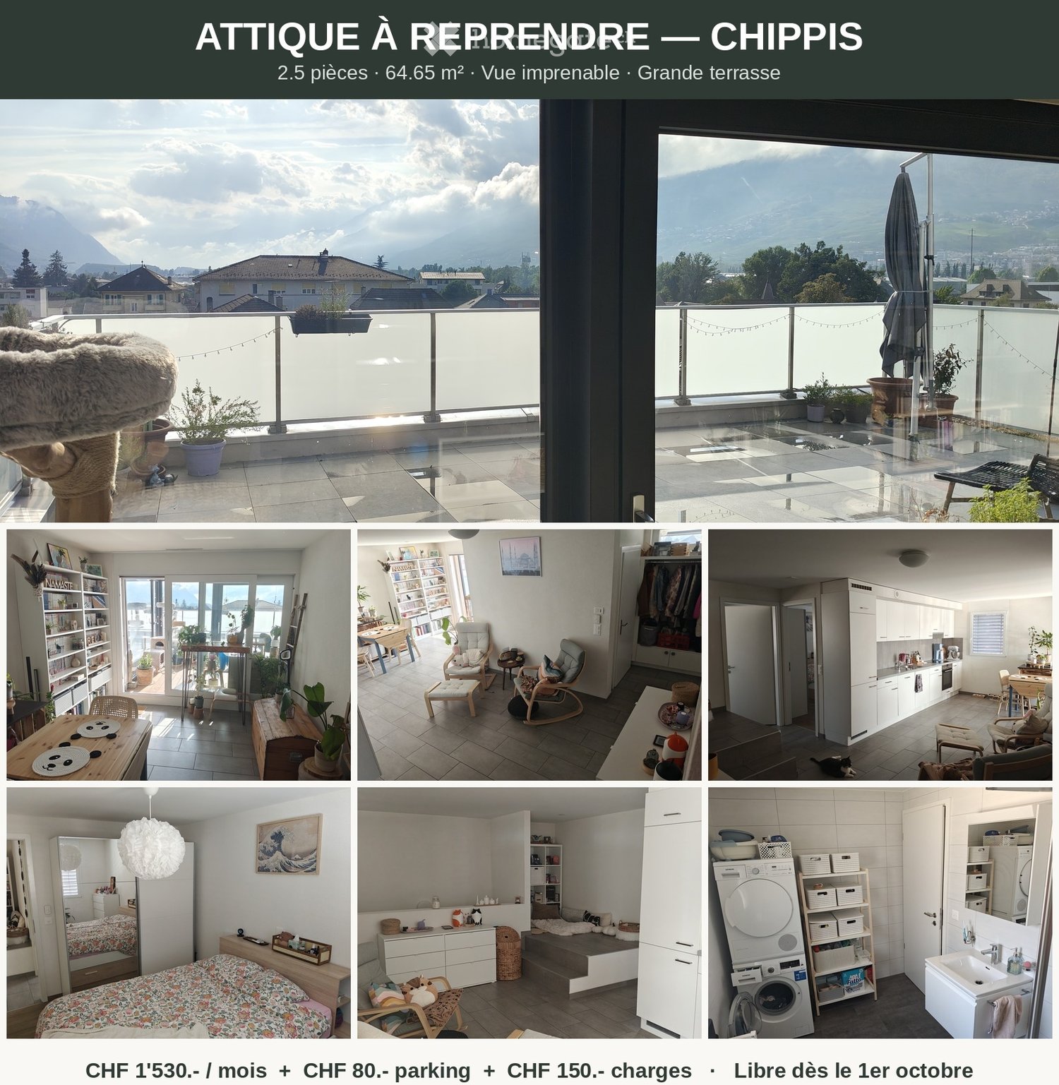 2 ½ rooms apartment