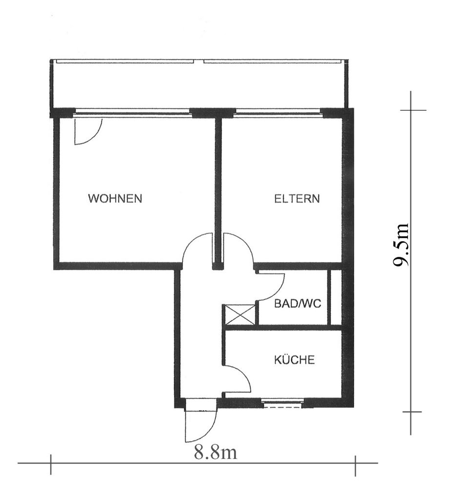 2 rooms apartment