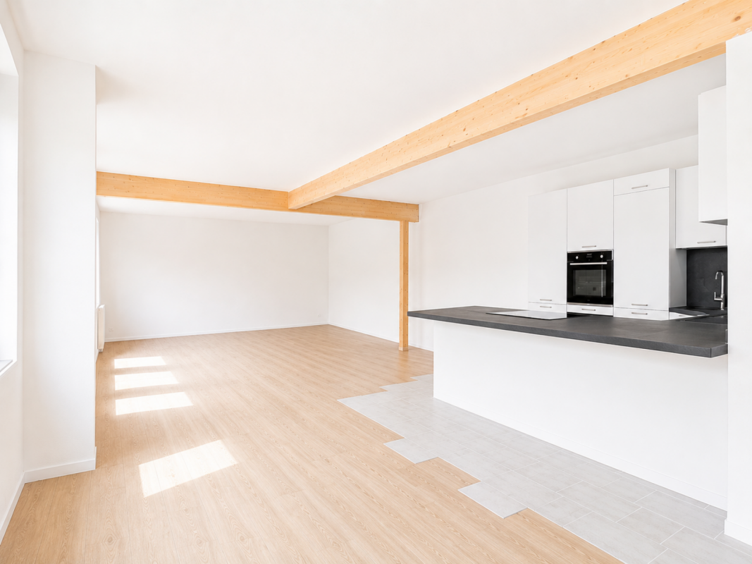 4 ½ rooms attic flat