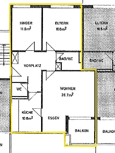 Appartamento di 3 ½ locali