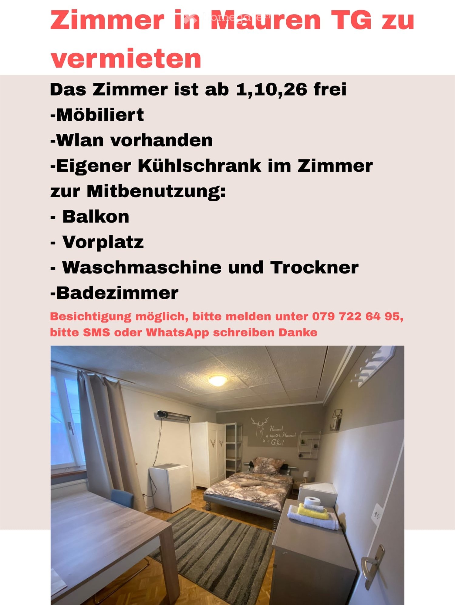 1 room single room