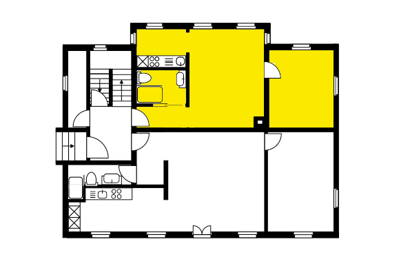 2 rooms apartment