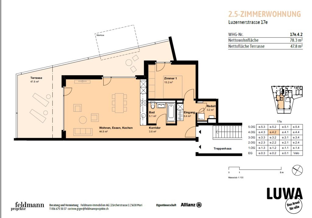 Appartamento di 2 ½ locali