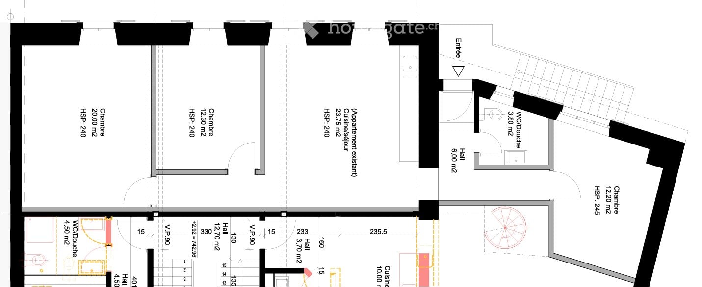 4 rooms apartment