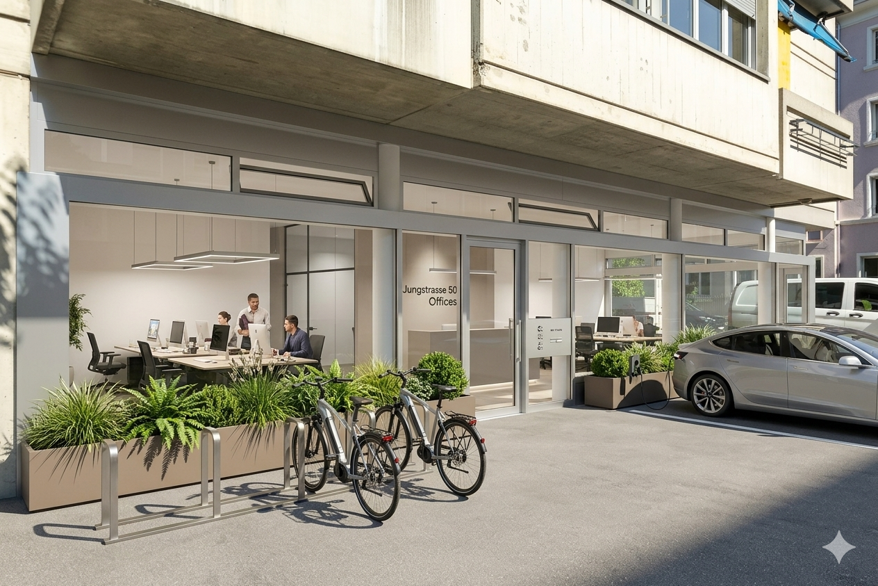 140m² office