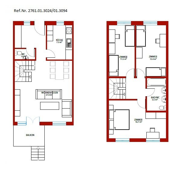 4 ½ rooms apartment