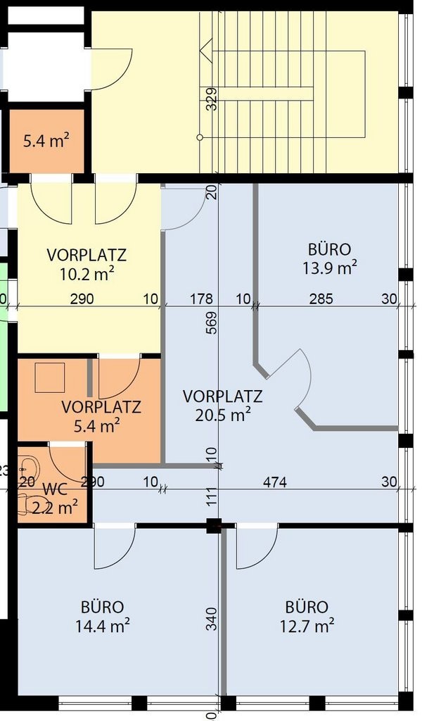 67m² ufficio