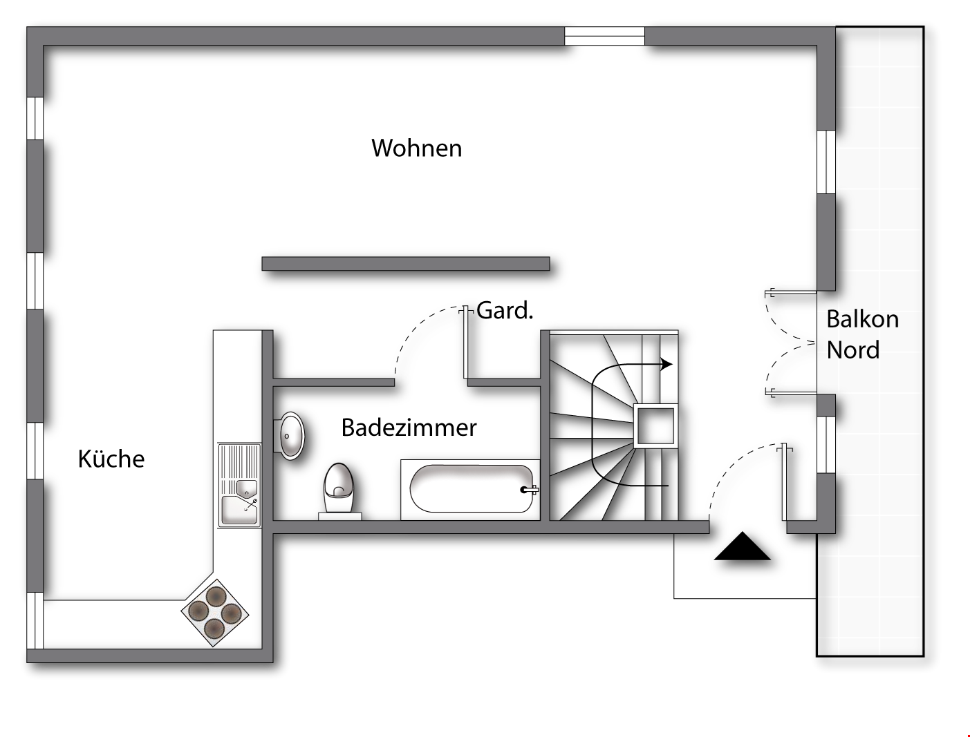 5 ½ rooms duplex