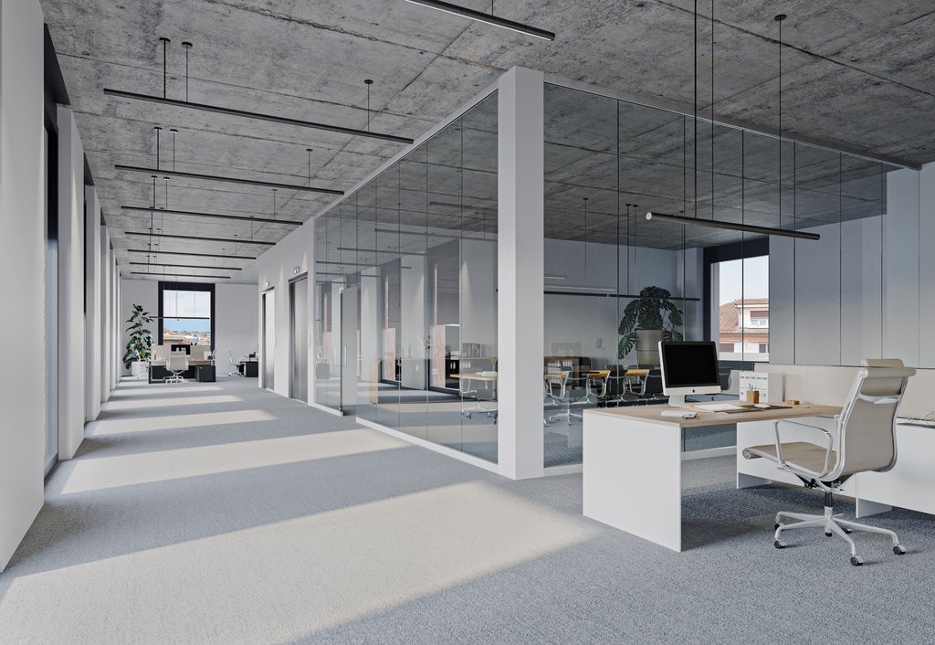 390m² office