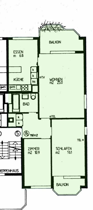 3 ½ rooms apartment