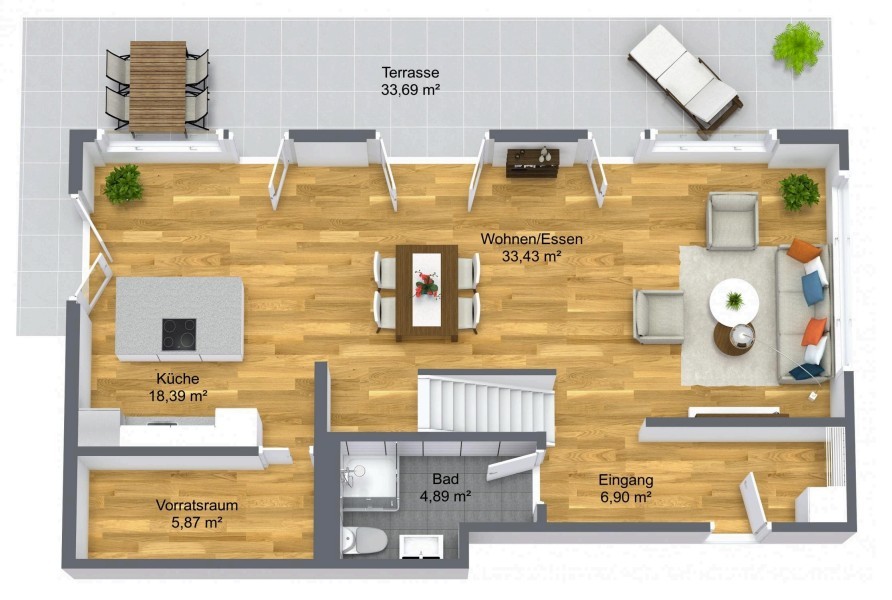 4 ½ rooms apartment