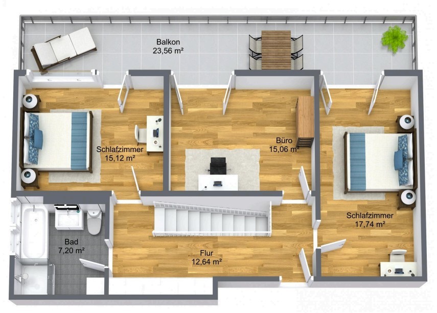 4 ½ rooms apartment