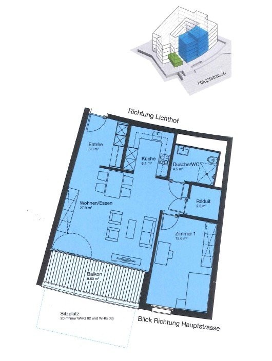 2 ½ room apartment