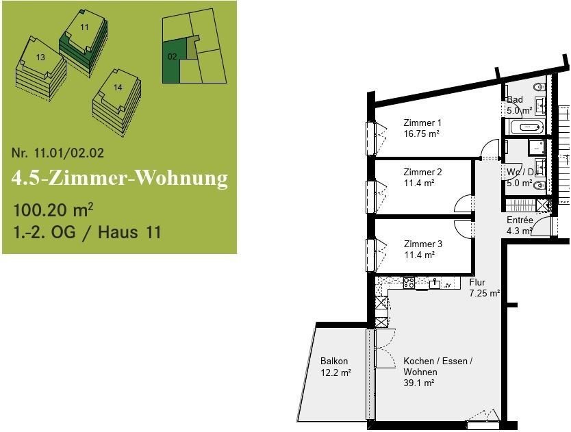 Appartement de 4 ½ pièces
