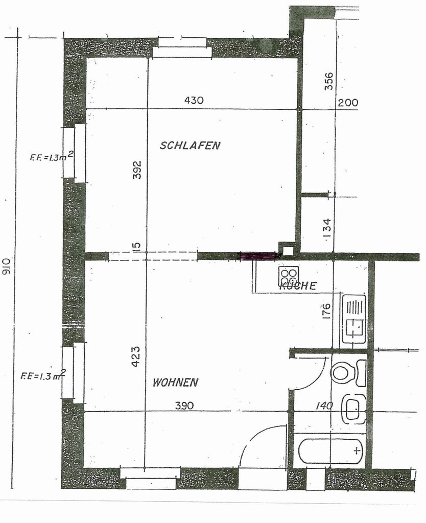 2 rooms apartment